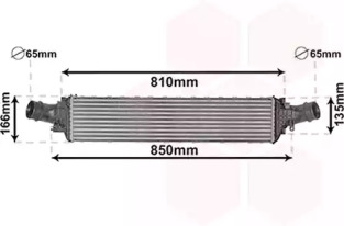 VAN WEZEL 03004406 - Интеркулер